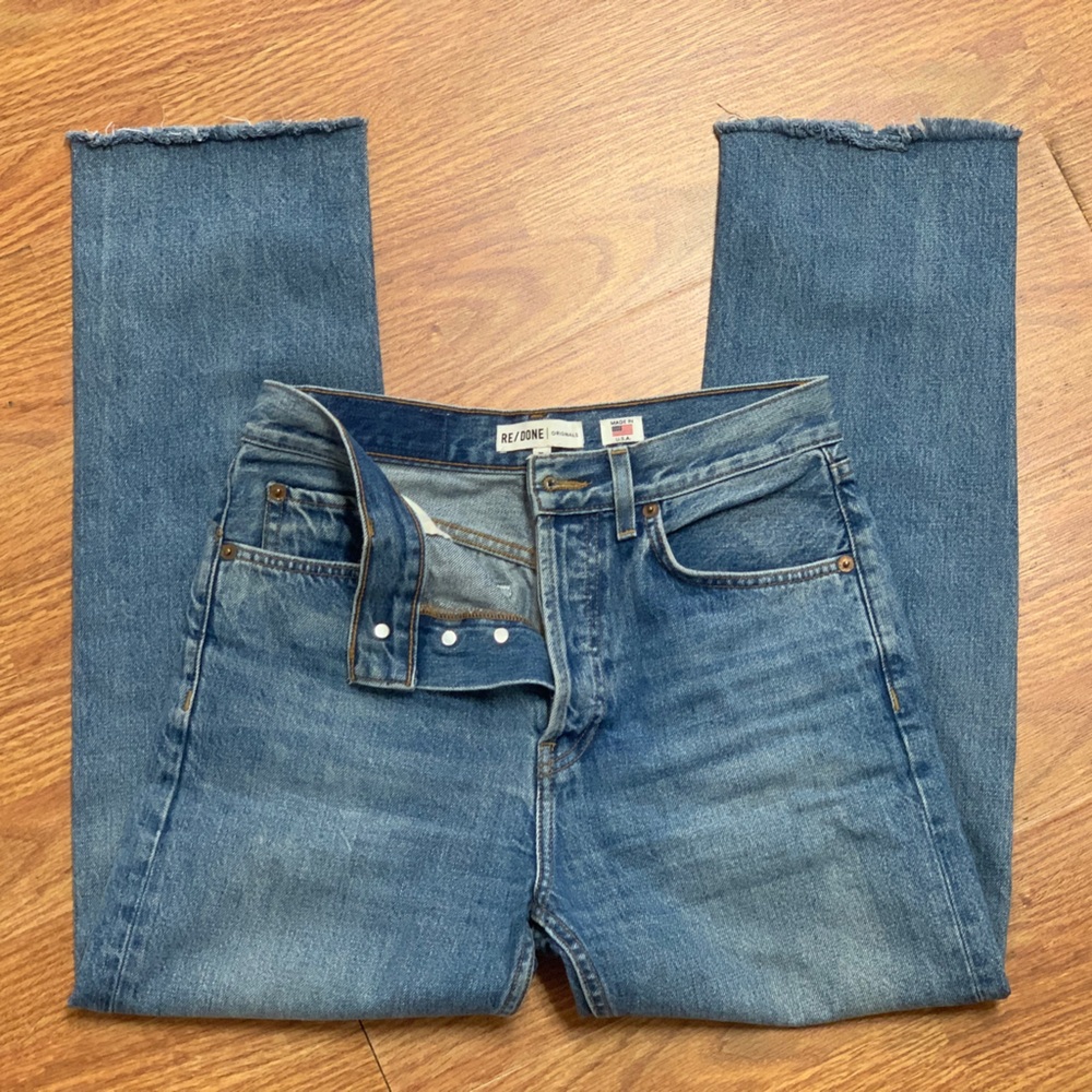 SOLD RE/DONE straight leg Jean 26 - Picture 5 of 8